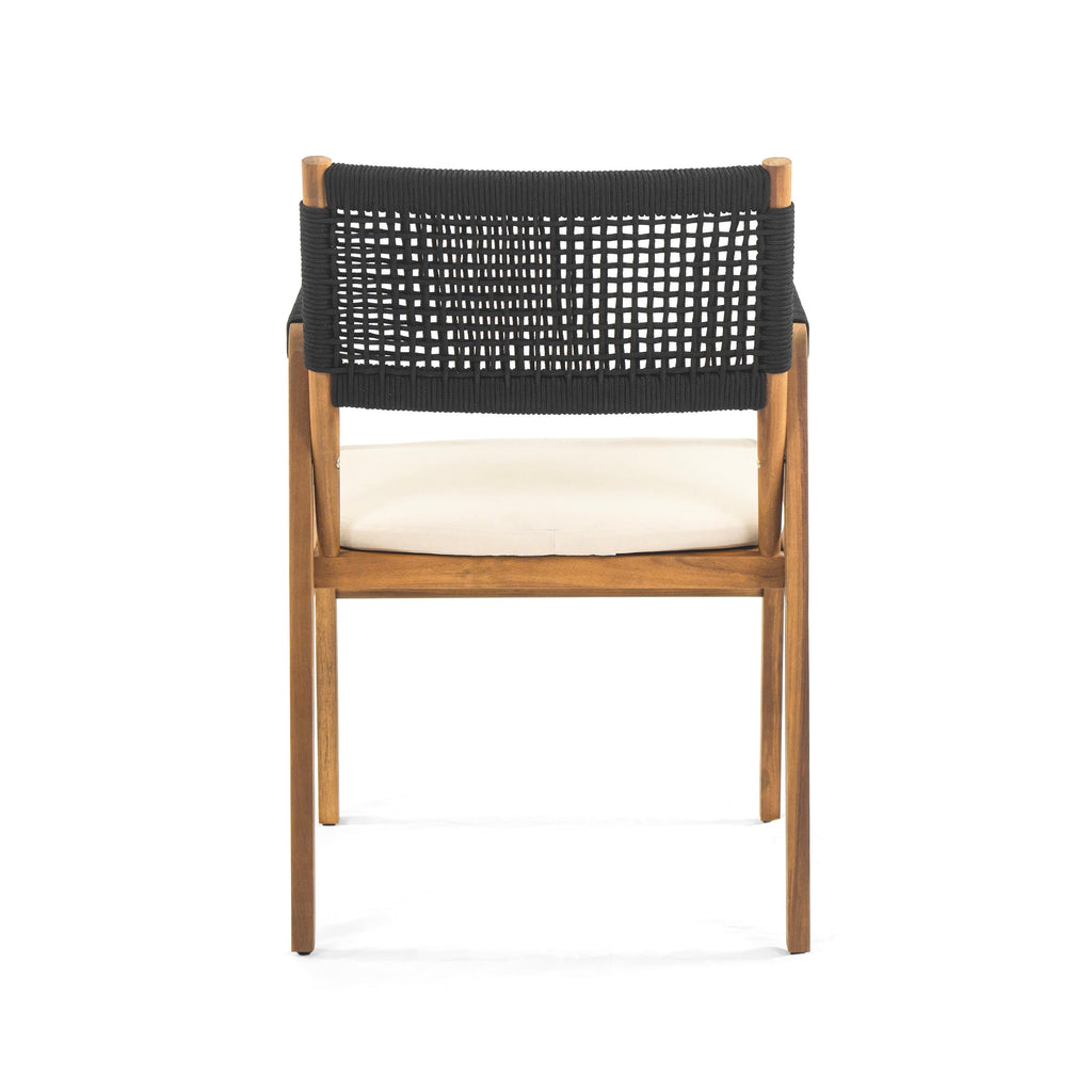 Ensemble de salle à manger d'extérieur Captef 5 pièces en bois d'acacia par Christopher Knight Home