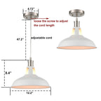 Suspension industrielle en métal Carbon Loft Kamari Mini