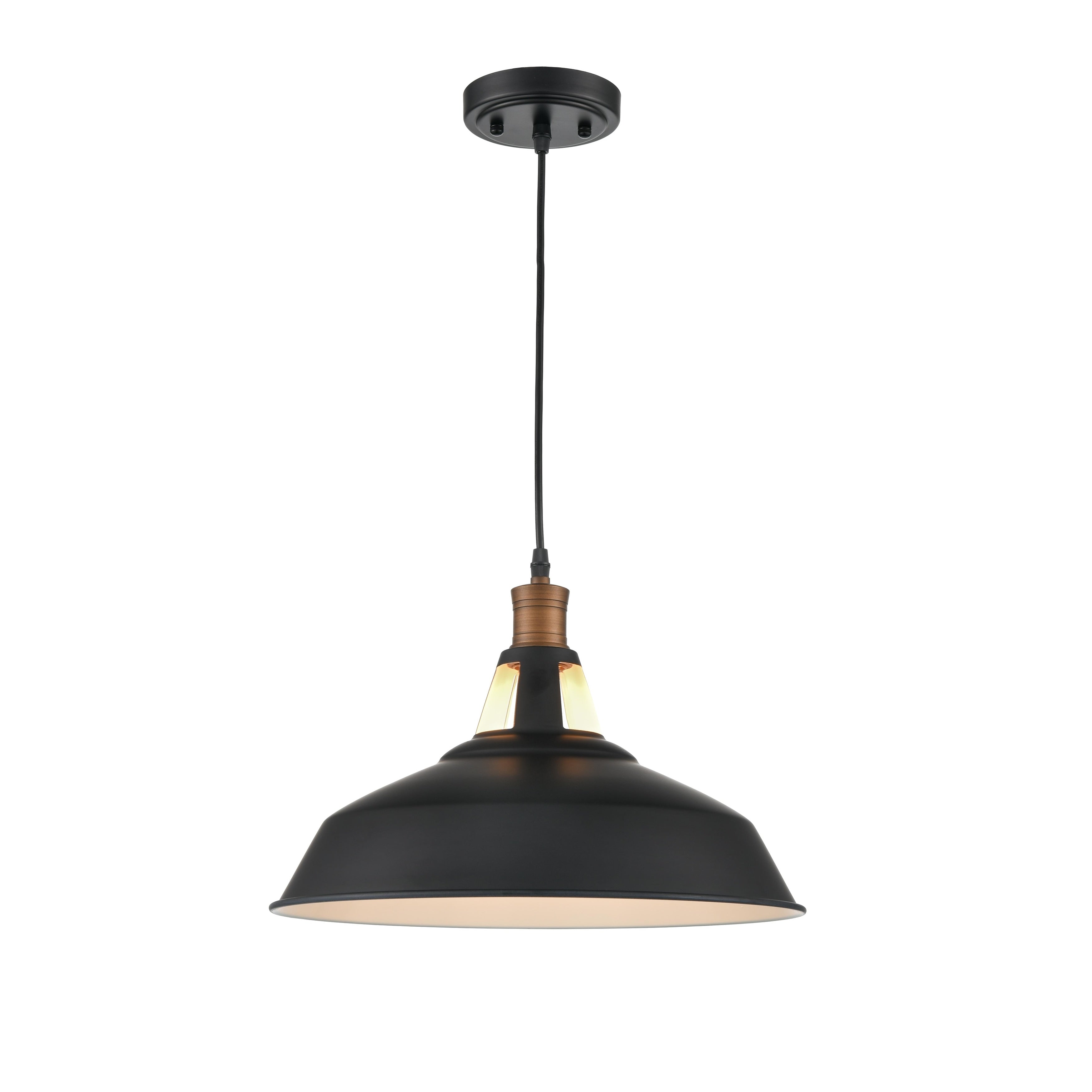 Suspension industrielle en métal Carbon Loft Kamari Mini