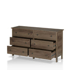 Commode de rangement rustique en noyer Mulgrew par Carbon Loft