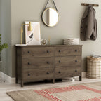 Commode de rangement rustique en noyer Mulgrew par Carbon Loft