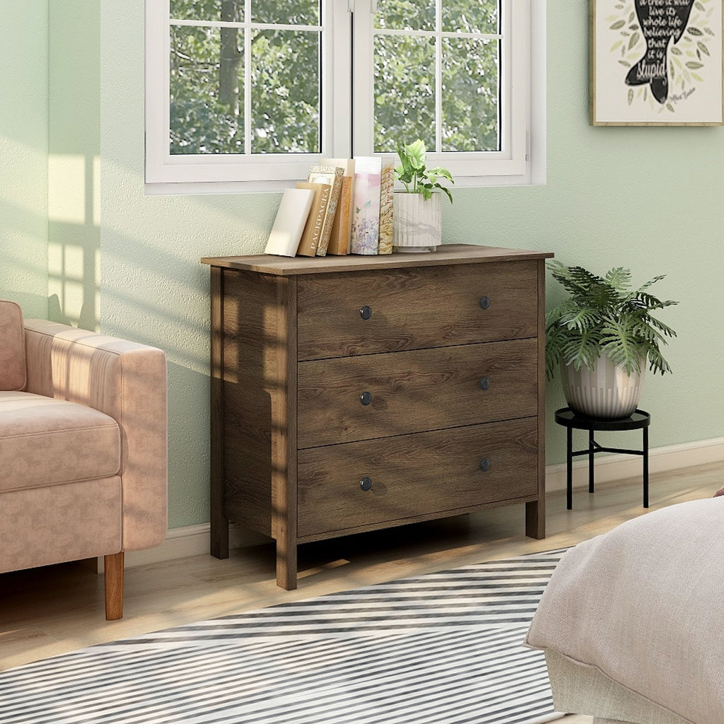 Commode de rangement rustique en noyer Mulgrew par Carbon Loft