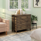 Commode de rangement rustique en noyer Mulgrew par Carbon Loft