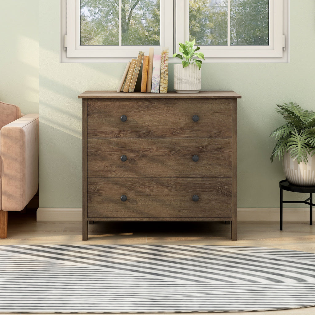 Commode de rangement rustique en noyer Mulgrew par Carbon Loft