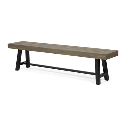 Banc d'extérieur en bois d'acacia Carlisle par Christopher Knight Home