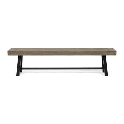 Banc d'extérieur en bois d'acacia Carlisle par Christopher Knight Home