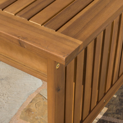 Ensemble de canapés d'extérieur Carolina 4 pièces en acacia Christopher Knight Home - Sièges de patio élégants et confortables