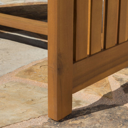 Ensemble de canapés d'extérieur Carolina 4 pièces en acacia Christopher Knight Home - Sièges de patio élégants et confortables