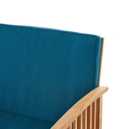Ensemble de canapés d'extérieur Carolina 4 pièces en acacia Christopher Knight Home - Sièges de patio élégants et confortables