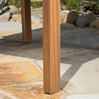 Ensemble de canapés d'extérieur Carolina 4 pièces en acacia Christopher Knight Home - Sièges de patio élégants et confortables