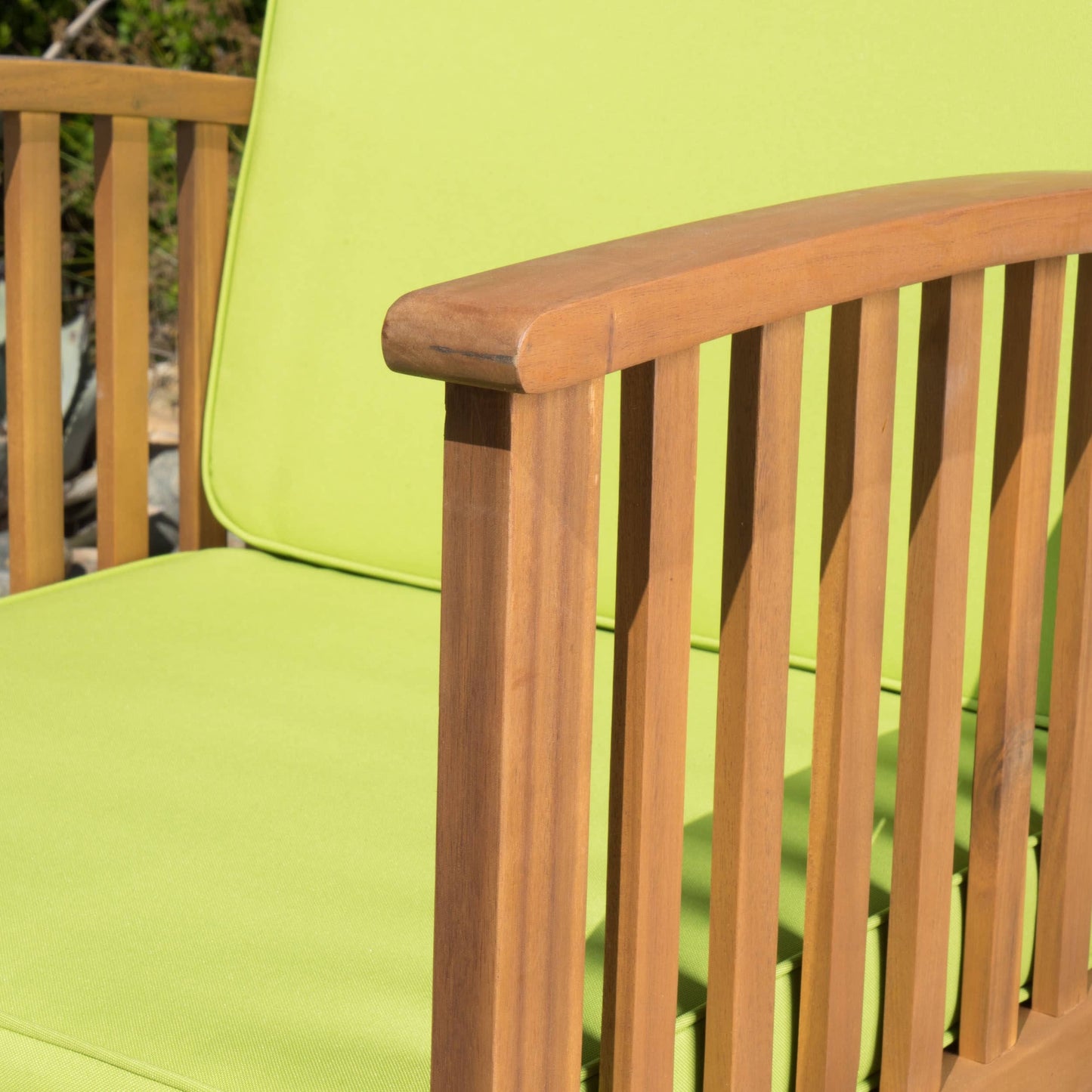 Ensemble de canapés d'extérieur Carolina 4 pièces en acacia Christopher Knight Home - Sièges de patio élégants et confortables
