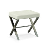 Banc de toilette Elisabetta de Carolina Living - Blanc/Chrome