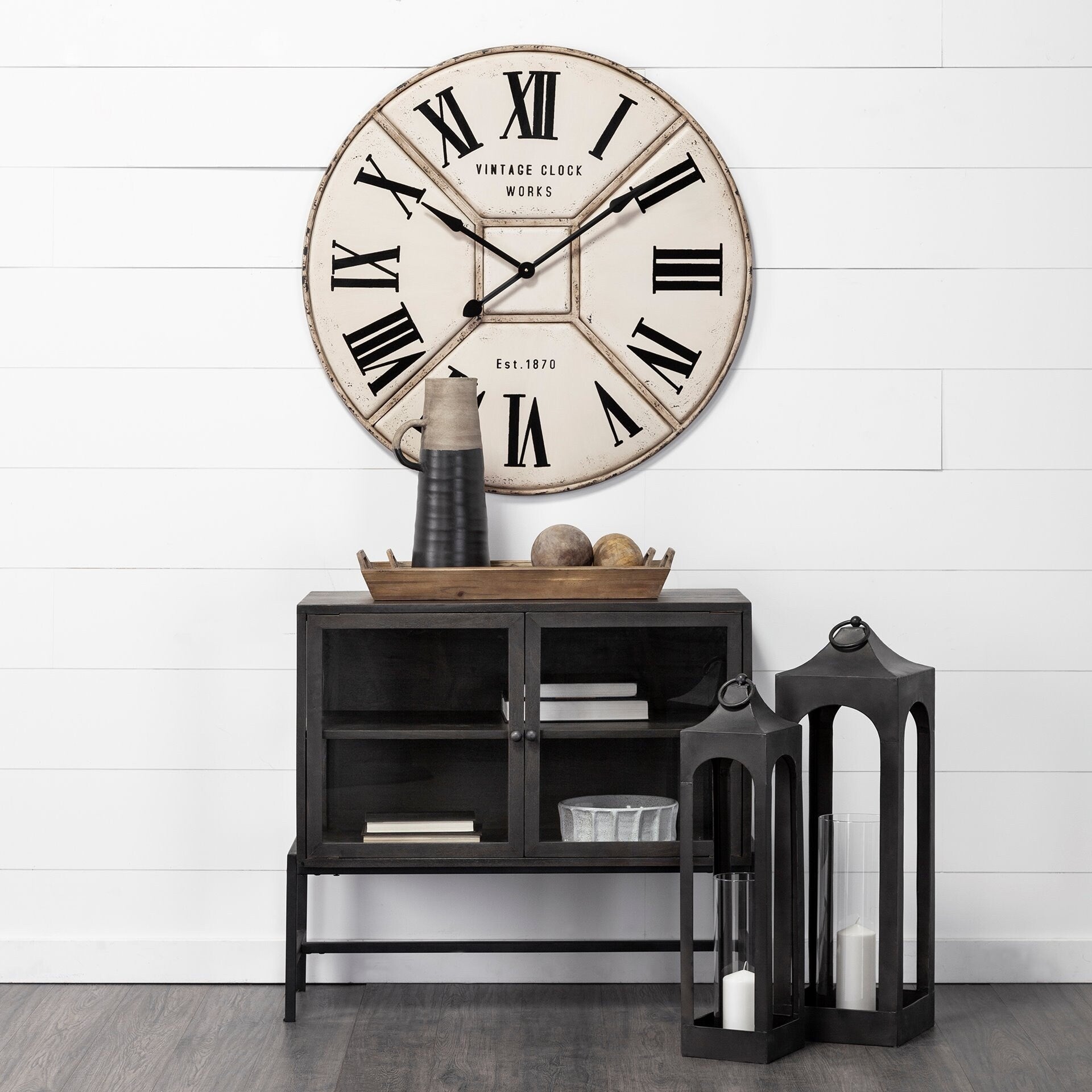 Sphères décoratives en bois naturel Carrick (lot de 3) - 5,0 L x 5,0 l x 5,0 H
