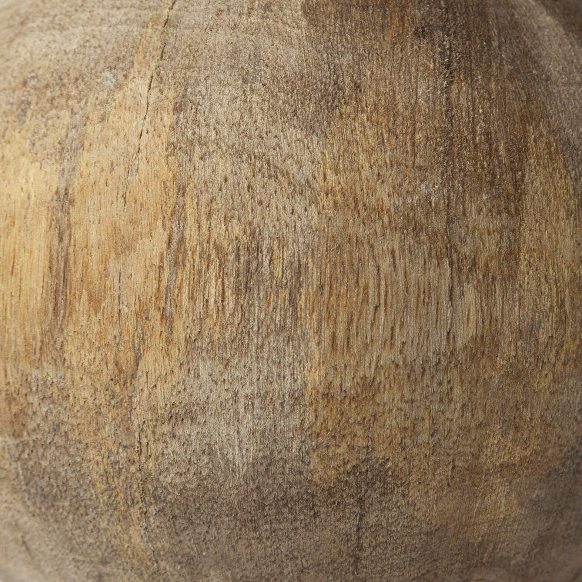 Sphères décoratives en bois naturel Carrick (lot de 3) - 5,0 L x 5,0 l x 5,0 H