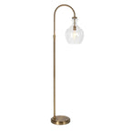 Lampadaire Verona Arc avec abat-jour en verre