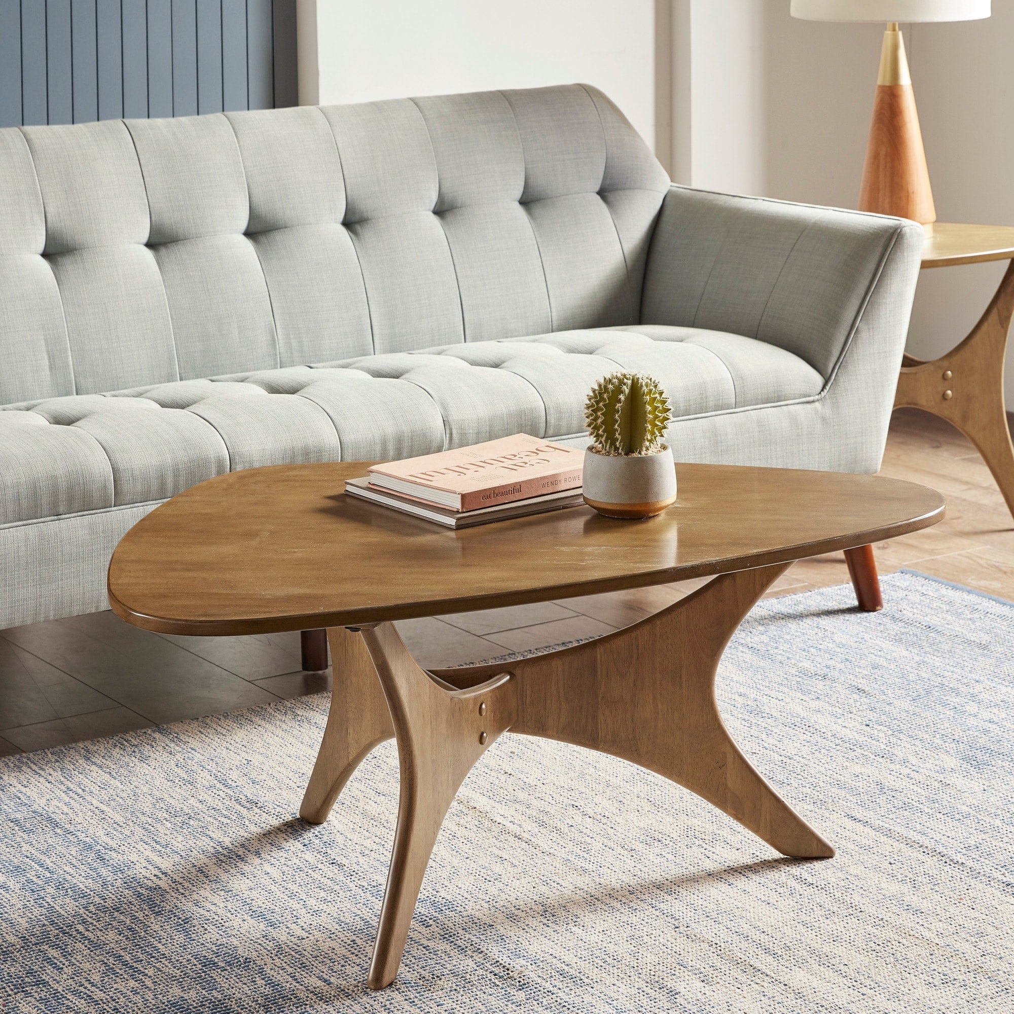 Table basse triangulaire en bois INK IVY Blaze
