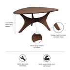 INK IVY Blaze Triangle Wood Coffee table
