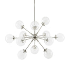 Lustre Paige à 12 lumières avec ampoules globe surdimensionnées INK+IVY
