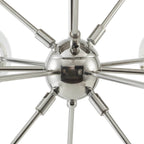 Lustre Paige à 12 lumières avec ampoules globe surdimensionnées INK+IVY