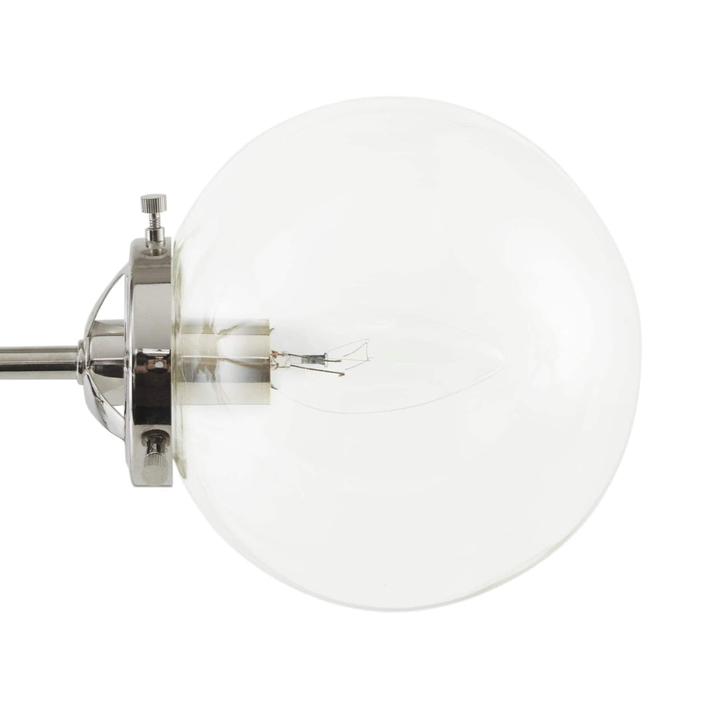 Lustre Paige à 12 lumières avec ampoules globe surdimensionnées INK+IVY