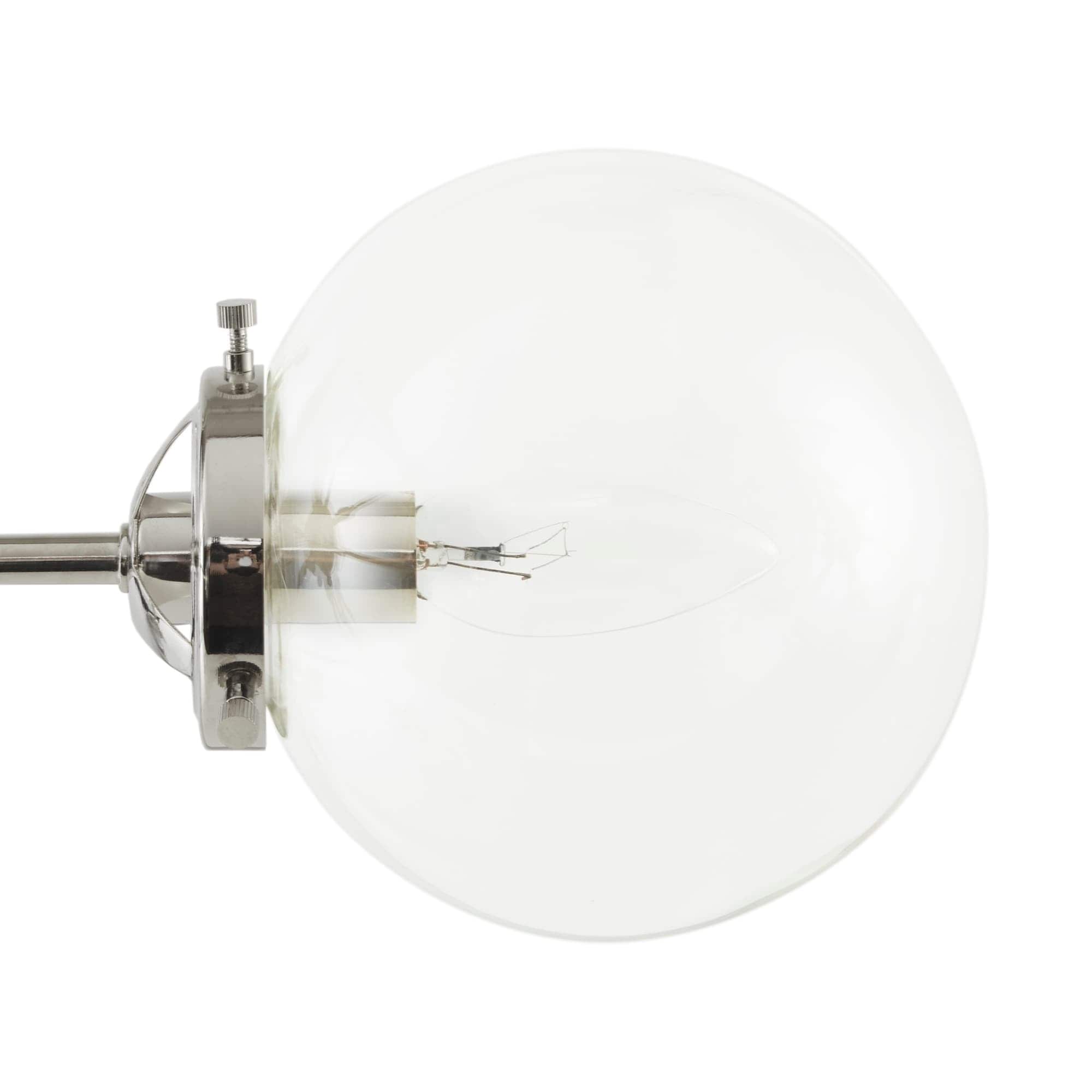 Lustre Paige à 12 lumières avec ampoules globe surdimensionnées INK+IVY