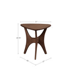 Table d'appoint triangulaire en bois INK IVY Blaze
