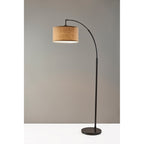 Lampadaire arqué en bronze antique Carson Carrington Ylserod