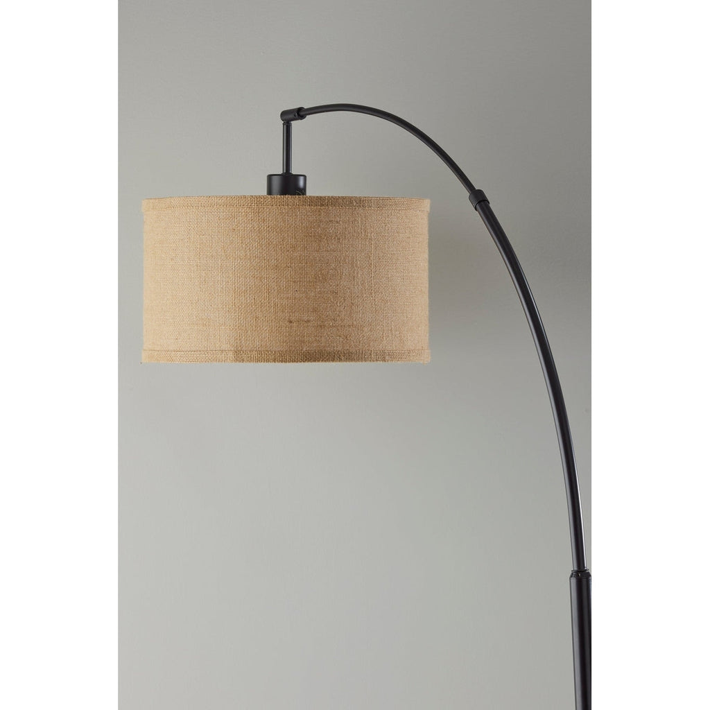 Lampadaire arqué en bronze antique Carson Carrington Ylserod