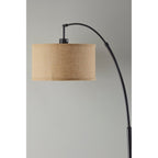 Lampadaire arqué en bronze antique Carson Carrington Ylserod