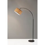 Lampadaire arqué en bronze antique Carson Carrington Ylserod