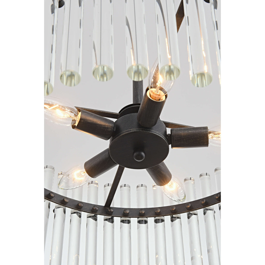 Lustre en cristal Casandra à 5 lumières