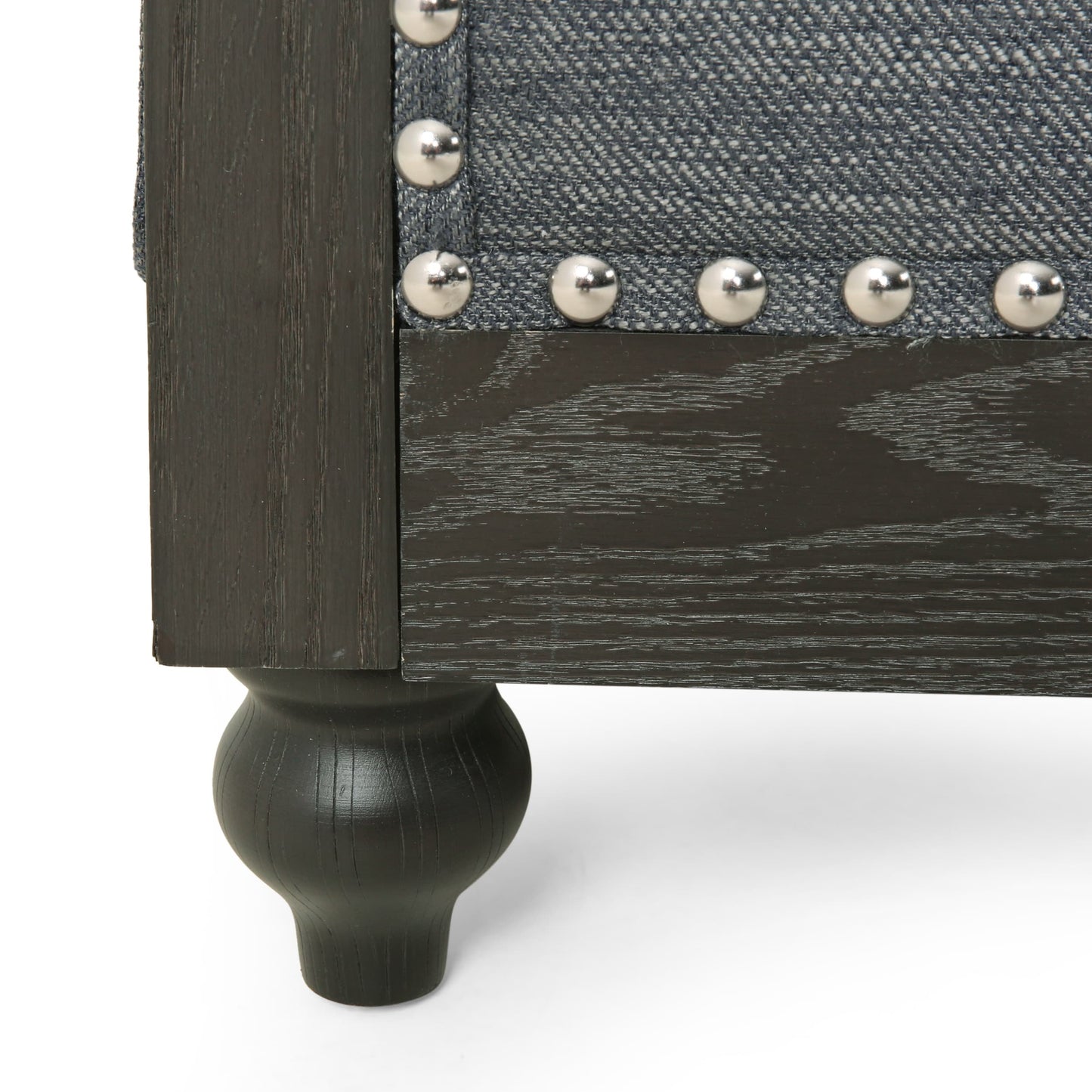 Canapé Chesterfield Castalia à clous par Christopher Knight Home - 78,75 L x 33,50 l x 28,00 H
