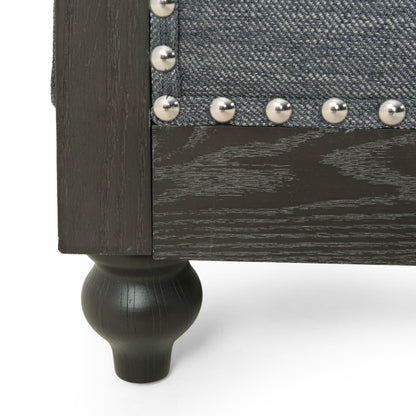 Canapé Chesterfield Castalia à clous par Christopher Knight Home - 78,75 L x 33,50 l x 28,00 H