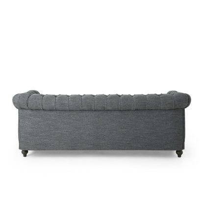 Canapé Chesterfield Castalia à clous par Christopher Knight Home - 78,75 L x 33,50 l x 28,00 H