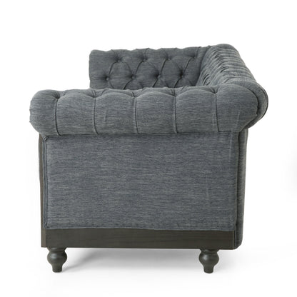 Canapé Chesterfield Castalia à clous par Christopher Knight Home - 78,75 L x 33,50 l x 28,00 H