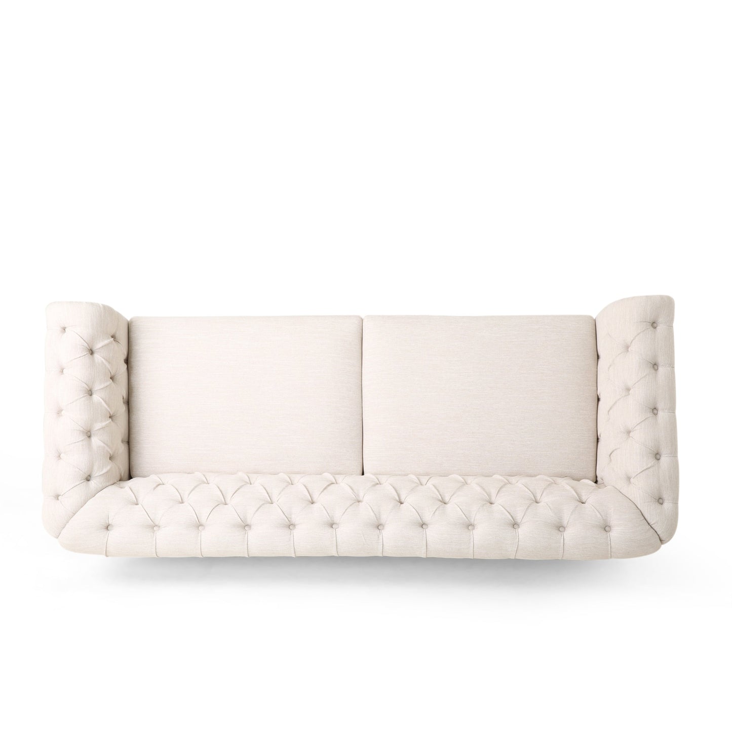 Canapé Chesterfield Castalia à clous par Christopher Knight Home - 78,75 L x 33,50 l x 28,00 H