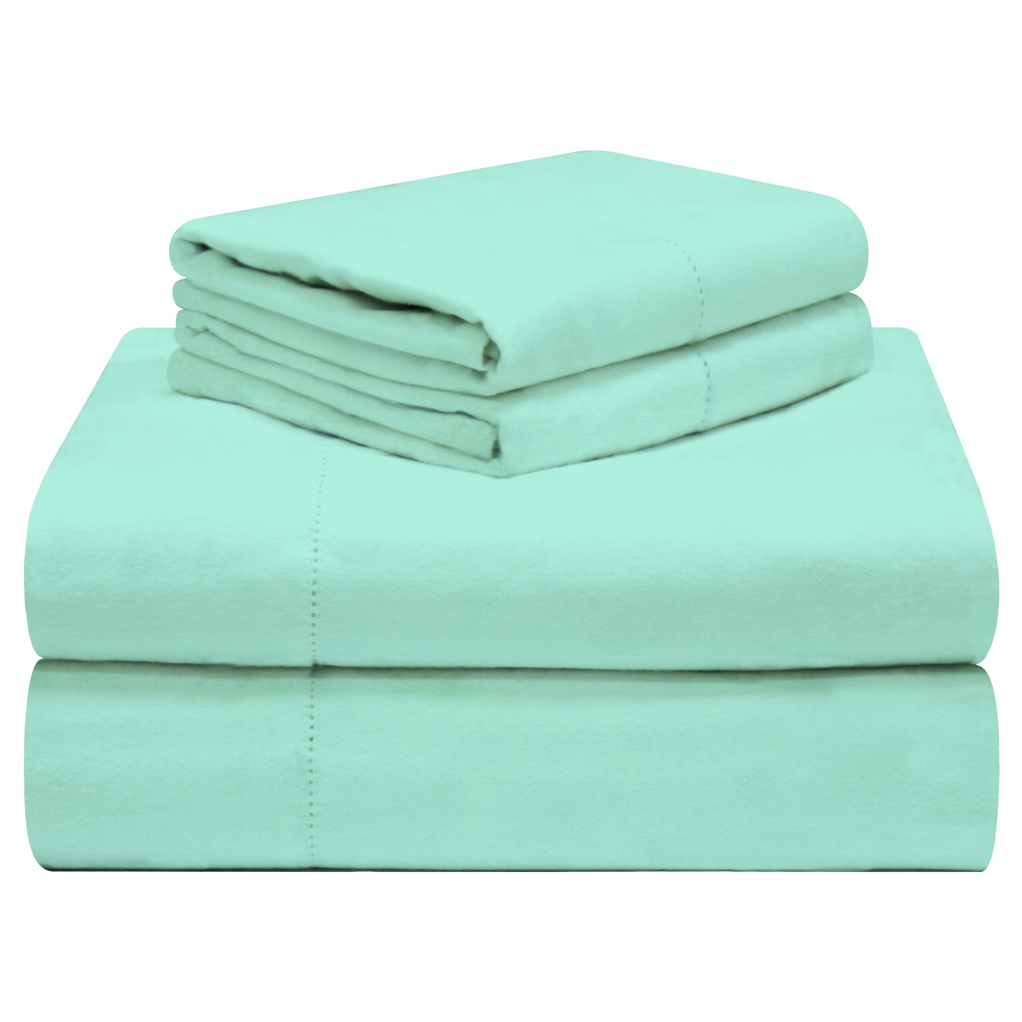 Parure de lit Celeste Home en coton épais 190 g/m², flanelle et velours