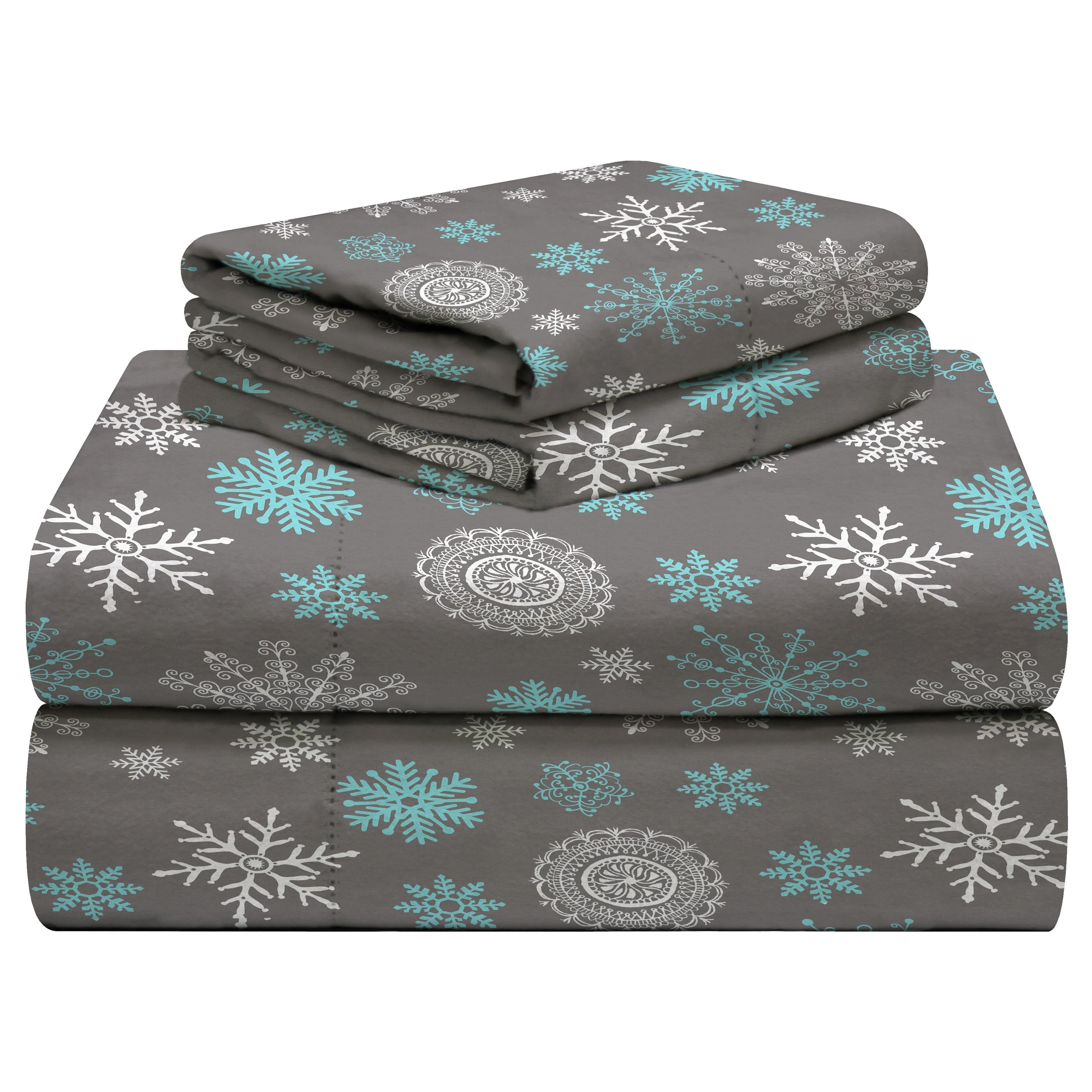 Parure de lit Celeste Home en coton épais 190 g/m², flanelle et velours