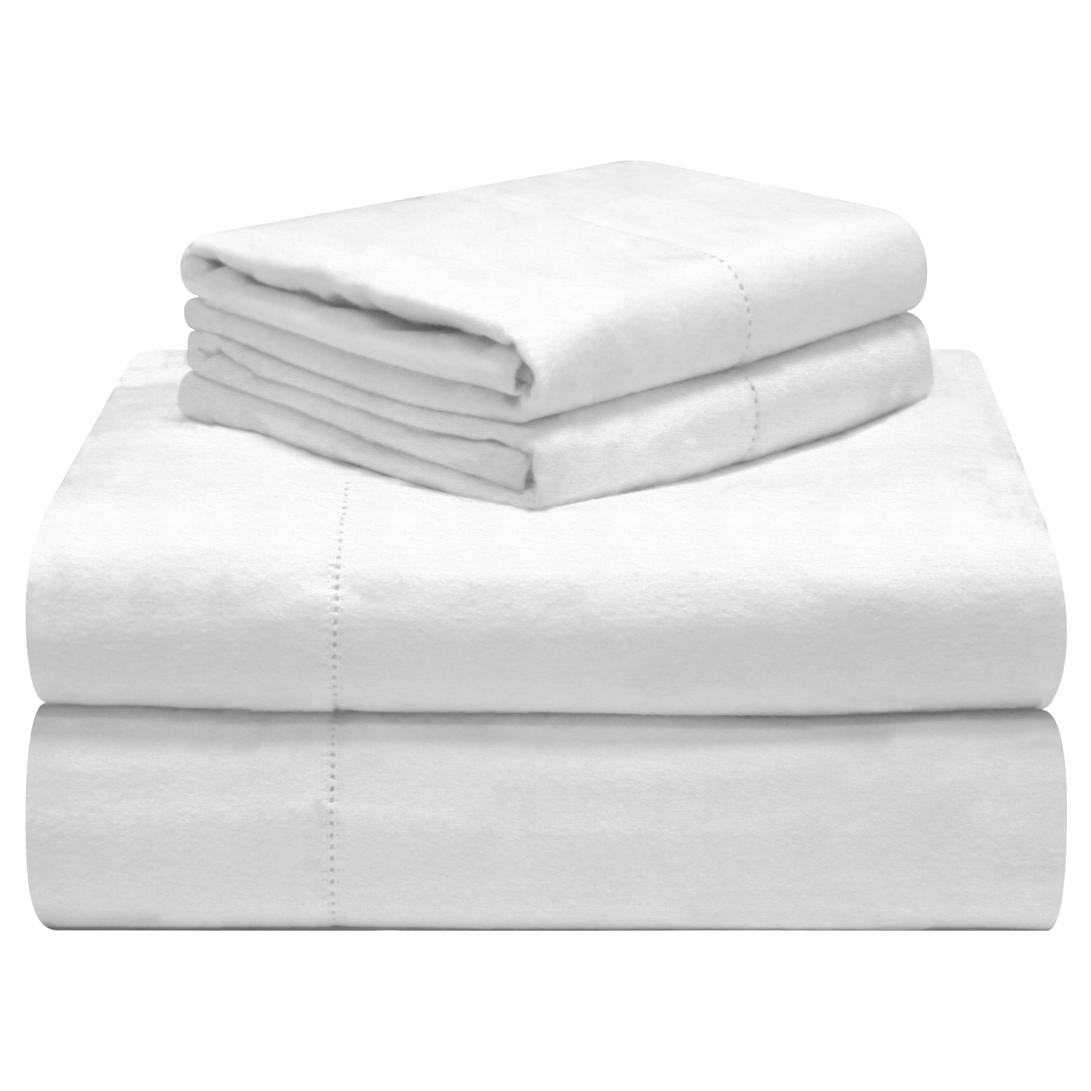 Parure de lit Celeste Home en coton épais 190 g/m², flanelle et velours