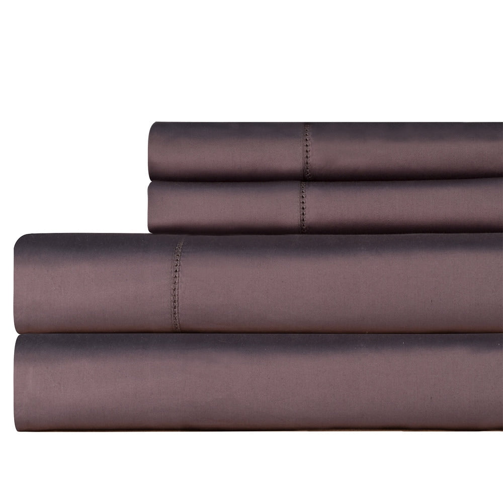 Taies d'oreiller Celeste Home en satin de coton Pima 610 fils (lot de 2)