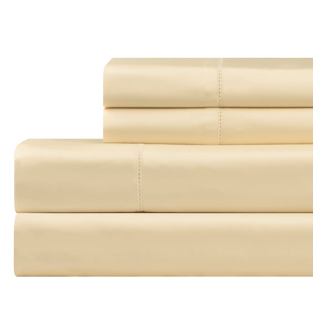Taies d'oreiller Celeste Home en satin de coton Pima 610 fils (lot de 2)