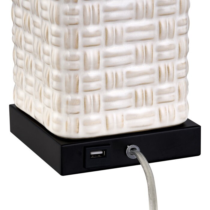 Ensemble de lampes de table USB en céramique