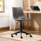 Chaise de bureau pivotante à 360° en similicuir Cesena de Roundhill Furniture