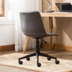 Chaise de bureau pivotante à 360° en similicuir Cesena de Roundhill Furniture