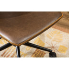 Chaise de bureau pivotante à 360° en similicuir Cesena de Roundhill Furniture