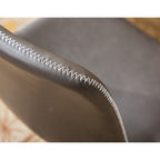 Chaise de bureau pivotante à 360° en similicuir Cesena de Roundhill Furniture