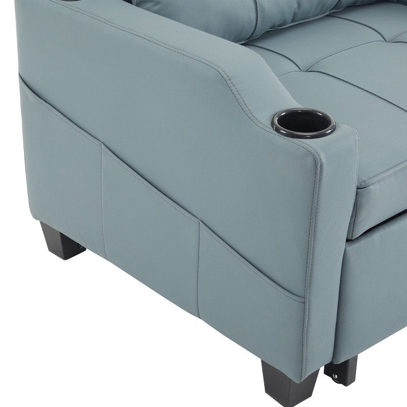 Fauteuil-lit, canapé-lit 3 en 1, fauteuil inclinable réglable, fauteuil, canapé, lit, linge de maison