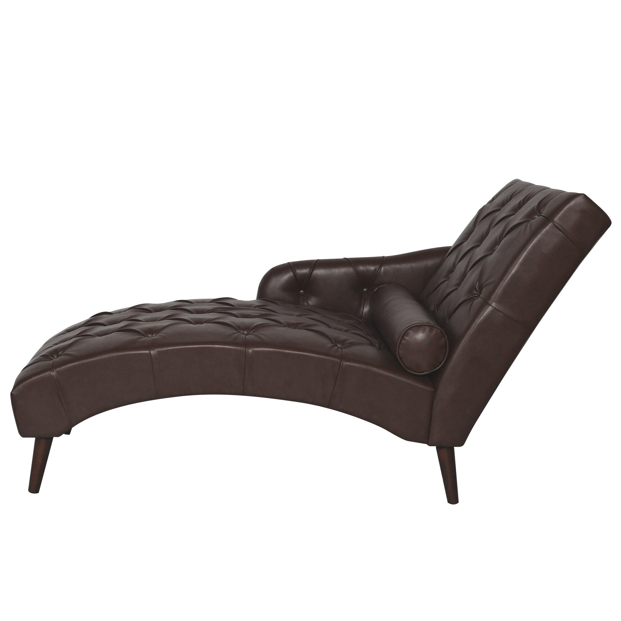 Chaise longue d'intérieur avec accoudoirs, fauteuil d'appoint moelleux, chaise longue rembourrée avec coussin et pieds en bois massif