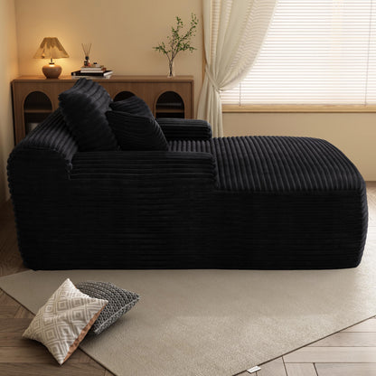 Chaise longue, canapés pour salon, canapé-lit rembourré surdimensionné pour l'intérieur, canapé-lit Cloud pour l'intérieur, siège profond