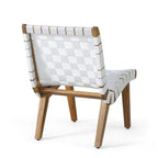 Ensemble de chat d'extérieur Charlotter en corde et bois d'acacia par Christopher Knight Home